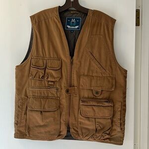 Vintage Quilted Hunting Fishing Outdoors Vest